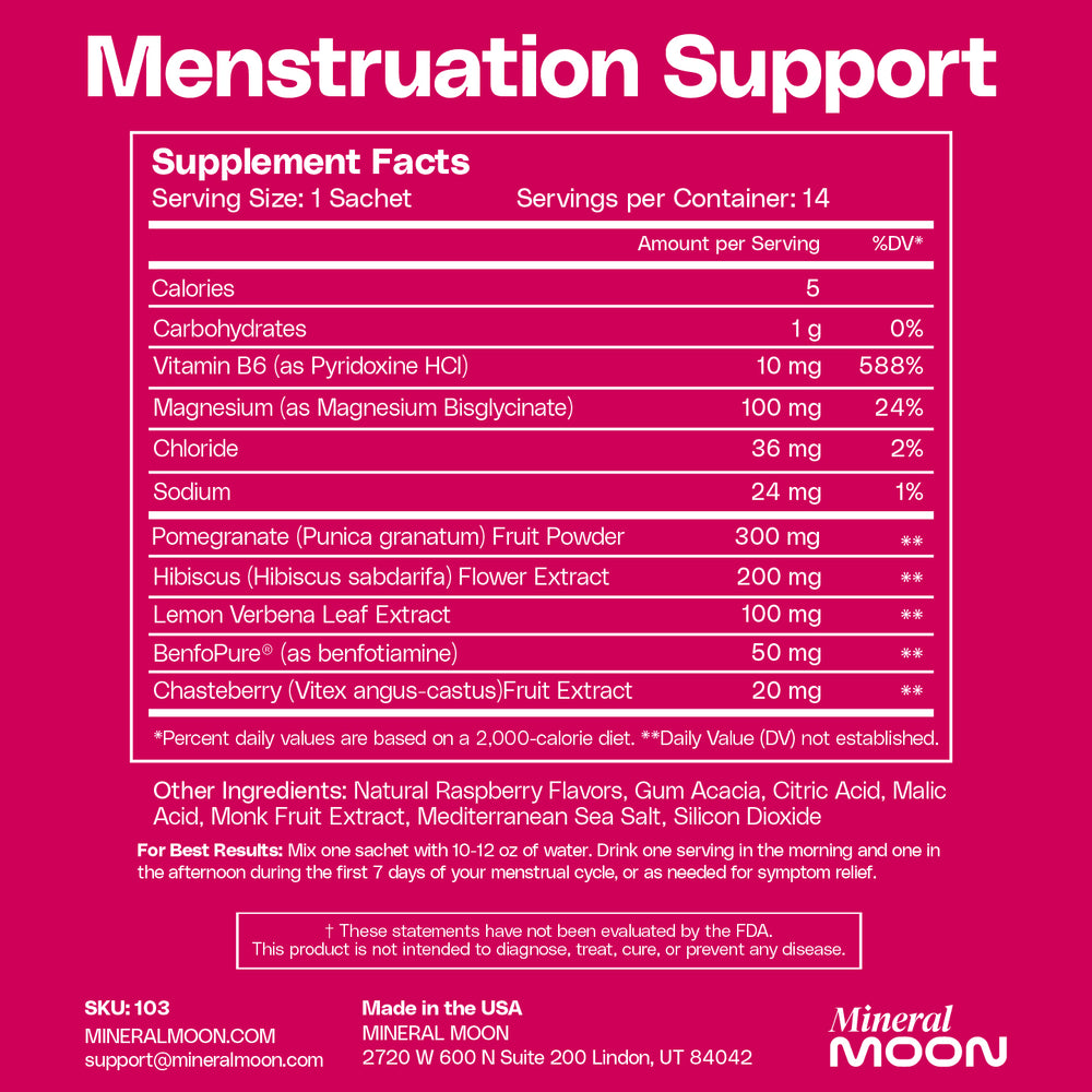 
                      
                        Menstruation Support
                      
                    